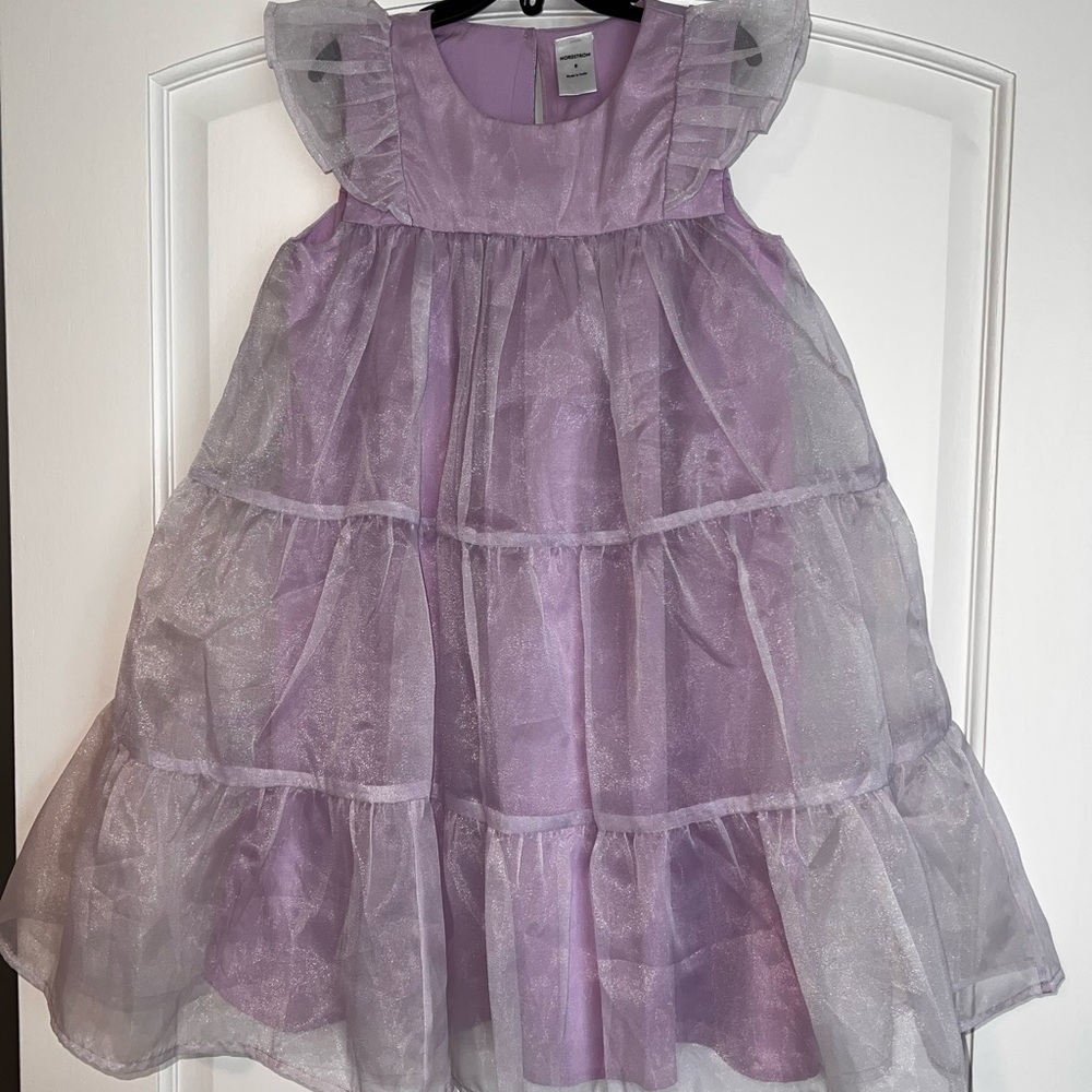 Purple Layered  Dress
